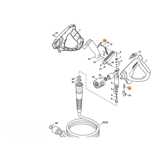 Stihl  Sprężyna 4925 502 2000